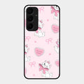 Cute Kitty Bliss Glass Case Cover For Samsung Galaxy A55 5G