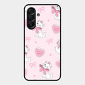 Cute Kitty Bliss Glass Case Cover For Samsung Galaxy A56 5G