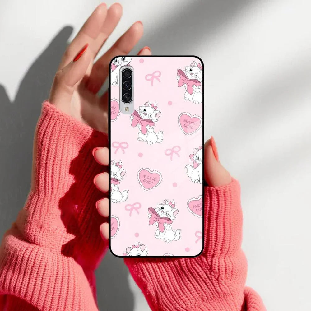 Cute Kitty Bliss Glass Case Cover For Samsung - ShopOnCliQ