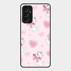 Cute Kitty Bliss Glass Case Cover For Samsung Galaxy M13