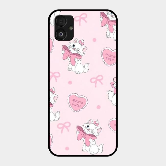 Cute Kitty Bliss Glass Case Cover For Samsung Galaxy F14 5G