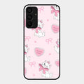 Cute Kitty Bliss Glass Case Cover For Samsung Galaxy F15 5G