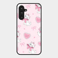 Cute Kitty Bliss Glass Case Cover For Samsung Galaxy F16 5G