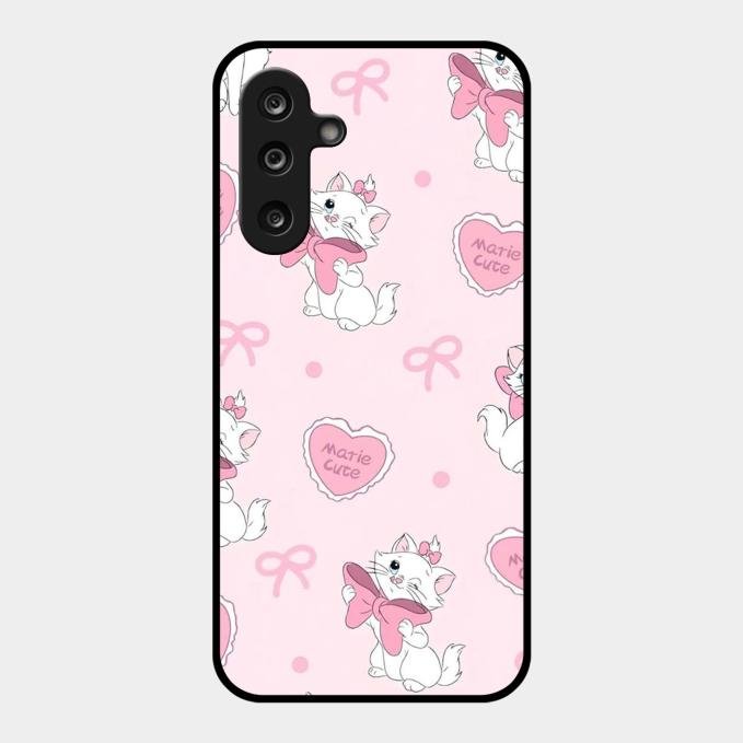 Cute Kitty Bliss Glass Case Cover For Samsung Galaxy F16 5G