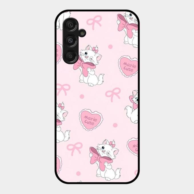 Cute Kitty Bliss Glass Case Cover For Samsung Galaxy F34 5G
