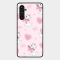 Cute Kitty Bliss Glass Case Cover For Samsung Galaxy F54 5G