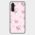 Cute Kitty Bliss Glass Case Cover For Samsung Galaxy M54 5G