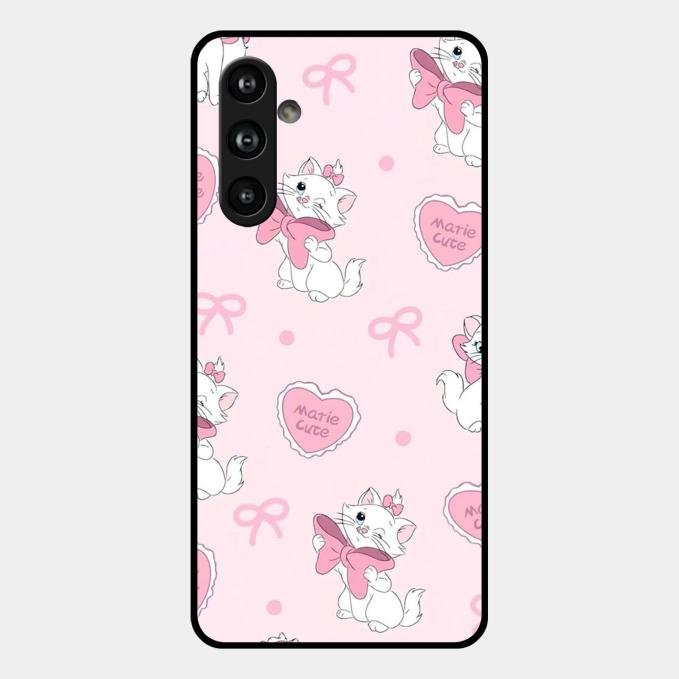 Cute Kitty Bliss Glass Case Cover For Samsung Galaxy F54 5G