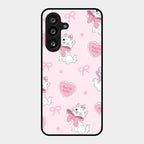 Cute Kitty Bliss Glass Case Cover For Samsung Galaxy F55 5G