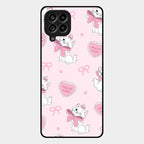 Cute Kitty Bliss Glass Case Cover For Samsung Galaxy M53 5G