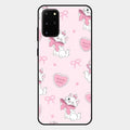 Cute Kitty Bliss Glass Case Cover For Samsung Galaxy S20 Plus