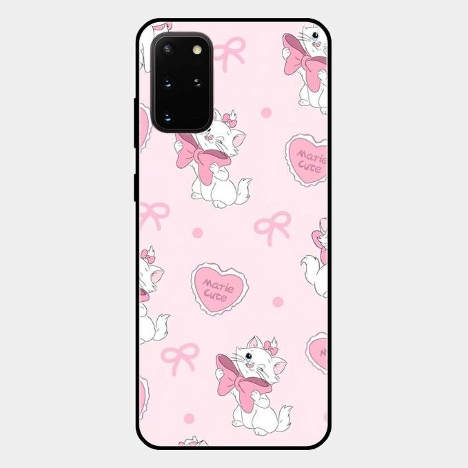 Cute Kitty Bliss Glass Case Cover For Samsung Galaxy S20 Plus