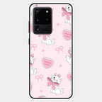 Cute Kitty Bliss Glass Case Cover For Samsung Galaxy S20 Ultra