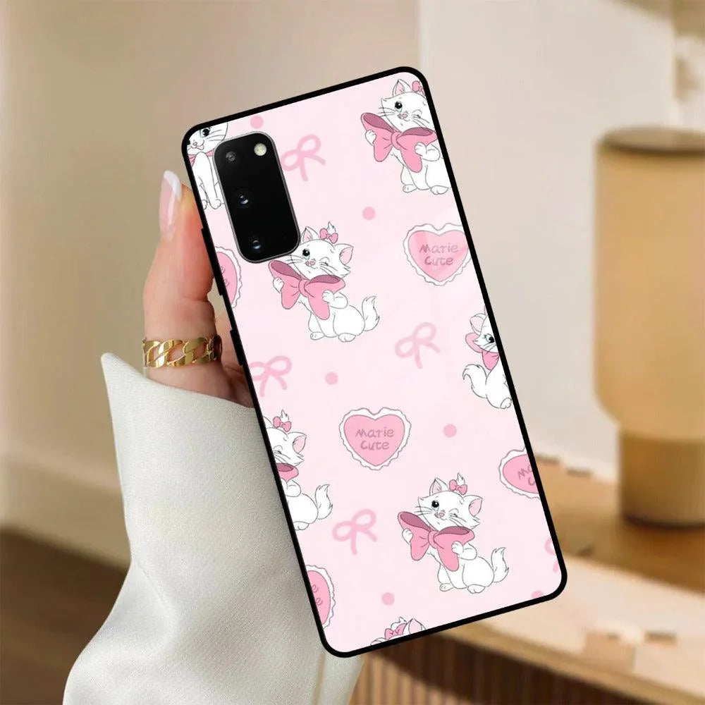 Cute Kitty Bliss Glass Case Cover For Samsung - ShopOnCliQ