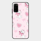 Cute Kitty Bliss Glass Case Cover For Samsung Galaxy S20