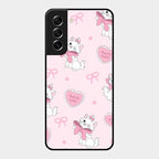 Cute Kitty Bliss Glass Case Cover For Samsung Galaxy S21 Fe 5G