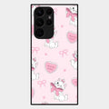 Cute Kitty Bliss Glass Case Cover For Samsung Galaxy S22 Ultra 5G