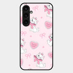 Cute Kitty Bliss Glass Case Cover For Samsung Galaxy S23 Fe 5G