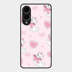 Cute Kitty Bliss Glass Case Cover For Samsung Galaxy S25 Edge 5G