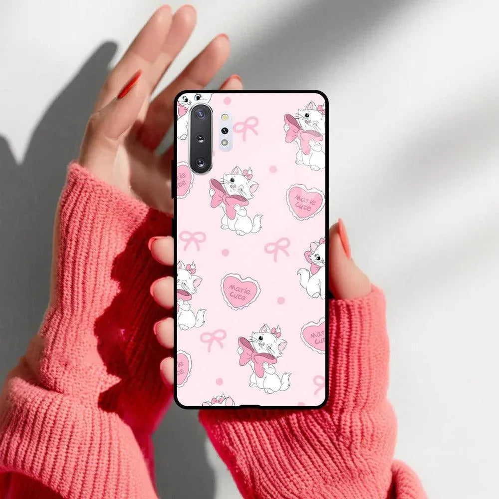 Cute Kitty Bliss Glass Case Cover For Samsung - ShopOnCliQ