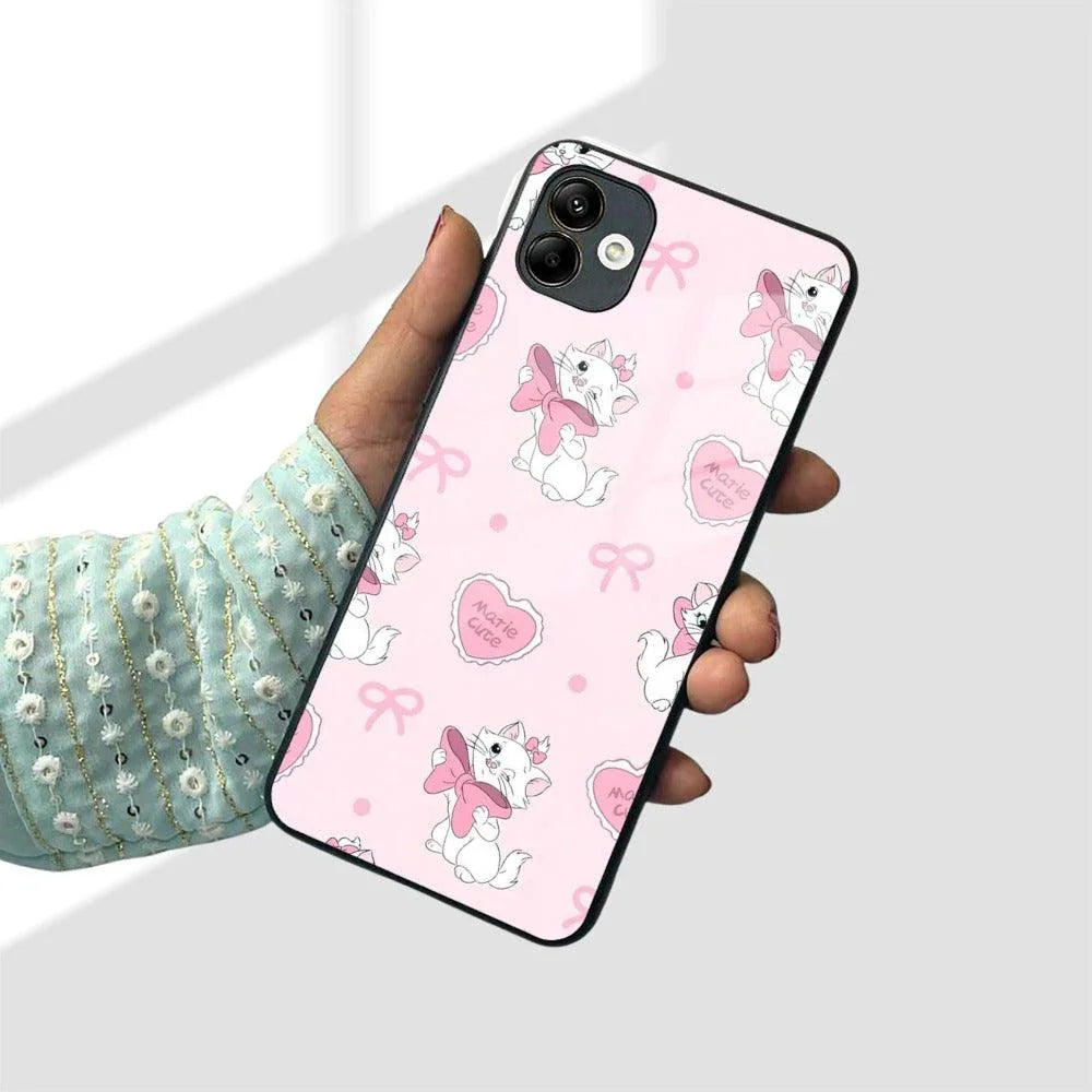 Cute Kitty Bliss Glass Case Cover For Samsung - ShopOnCliQ