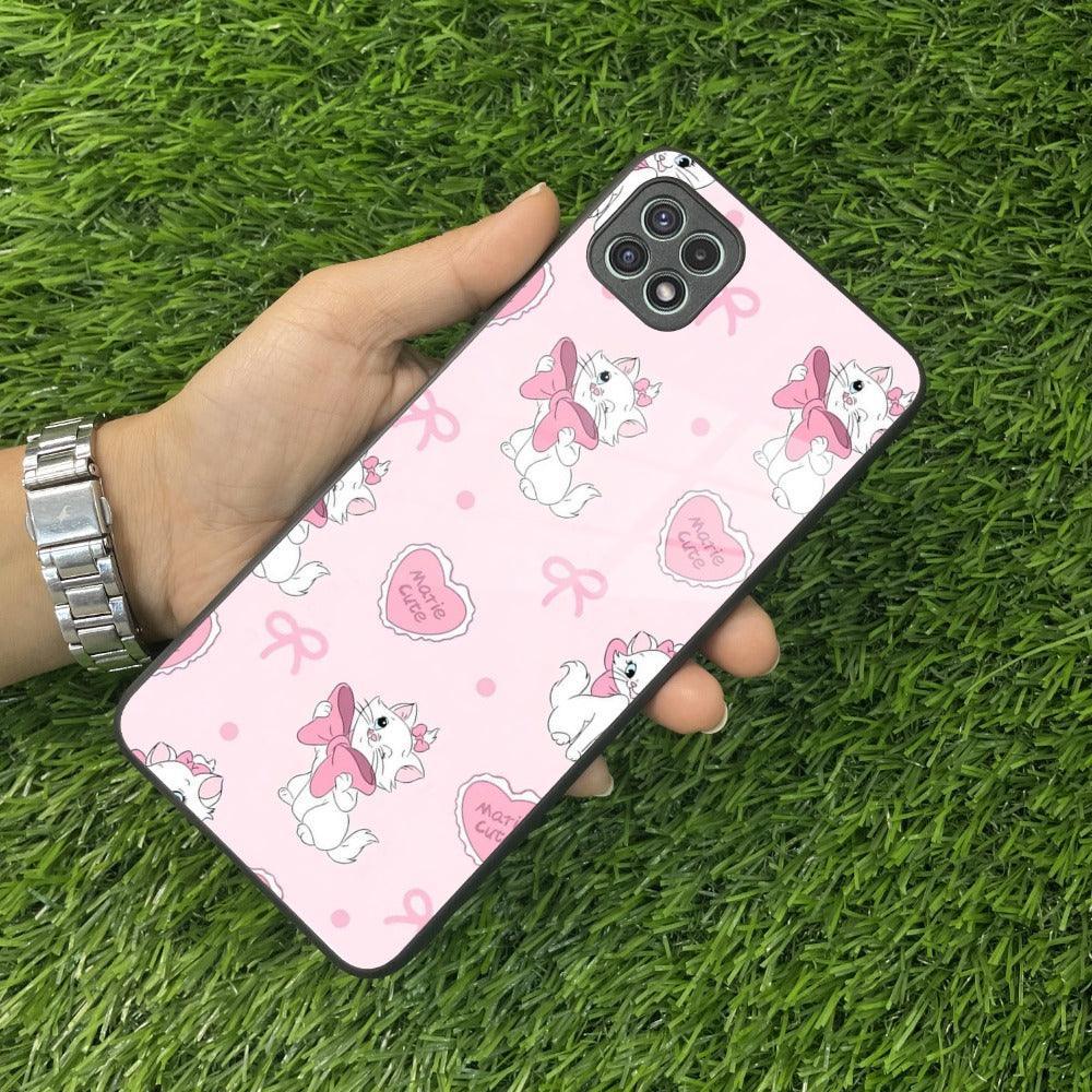 Cute Kitty Bliss Glass Case Cover For Samsung - ShopOnCliQ