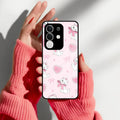 Cute Kitty Bliss Glass Case Cover For Vivo - ShopOnCliQ