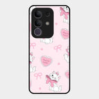 Cute Kitty Bliss Glass Case Cover For Vivo T4X 5G