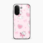 Cute Kitty Bliss Glass Case Cover For Vivo V60e 5G