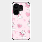 Cute Kitty Bliss Glass Case Cover For Vivo X200 Fe 5G