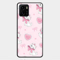 Cute Kitty Bliss Glass Case Cover For Vivo Y01