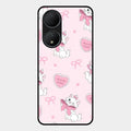 Cute Kitty Bliss Glass Case Cover For Vivo Y100 5G