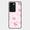 Cute Kitty Bliss Glass Case Cover For Vivo Y200E 5G