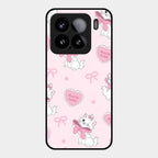 Cute Kitty Bliss Glass Case Cover For Xiaomi 15 5G