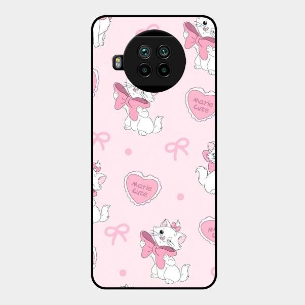 Cute Kitty Bliss Glass Case Cover For Xiaomi Mi 10I 5G