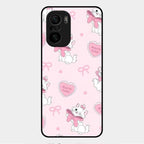Cute Kitty Bliss Glass Case Cover For Xiaomi Mi 11X 5G