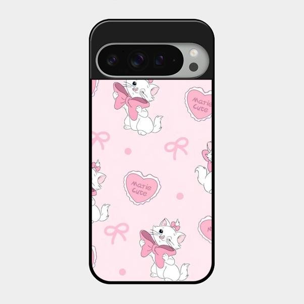 cute kitty bliss glossy metal case cover for Google Pixel 9 Pro Xl
