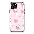 cute kitty bliss glossy metal case cover for iPhone 13