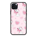 cute kitty bliss glossy metal case cover for iPhone 14
