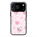 cute kitty bliss glossy metal case cover for iPhone 17 Pro Max