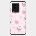 cute kitty bliss glossy metal case cover for iQOO Neo 7 5G