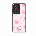 cute kitty bliss glossy metal case cover for Motorola G96 5G