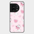 cute kitty bliss glossy metal case cover for Oneplus 11 5G