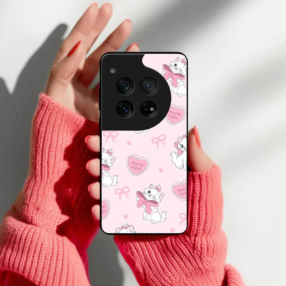 Cute Kitty Bliss Glossy Metal Case Cover For OnePlus - ShopOnCliQ