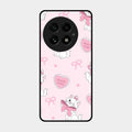 cute kitty bliss glossy metal case cover for Oneplus 13 5G