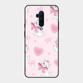 cute kitty bliss glossy metal case cover for Oneplus 7T Pro