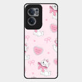 cute kitty bliss glossy metal case cover for Oneplus Nord Ce 2 5G