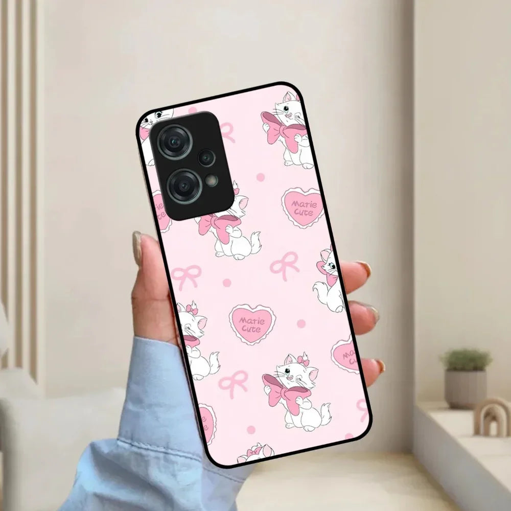 Cute Kitty Bliss Glossy Metal Case Cover For OnePlus - ShopOnCliQ