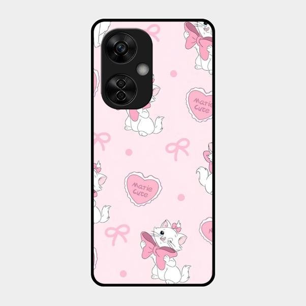 cute kitty bliss glossy metal case cover for Oneplus Nord Ce 3 Lite 5G