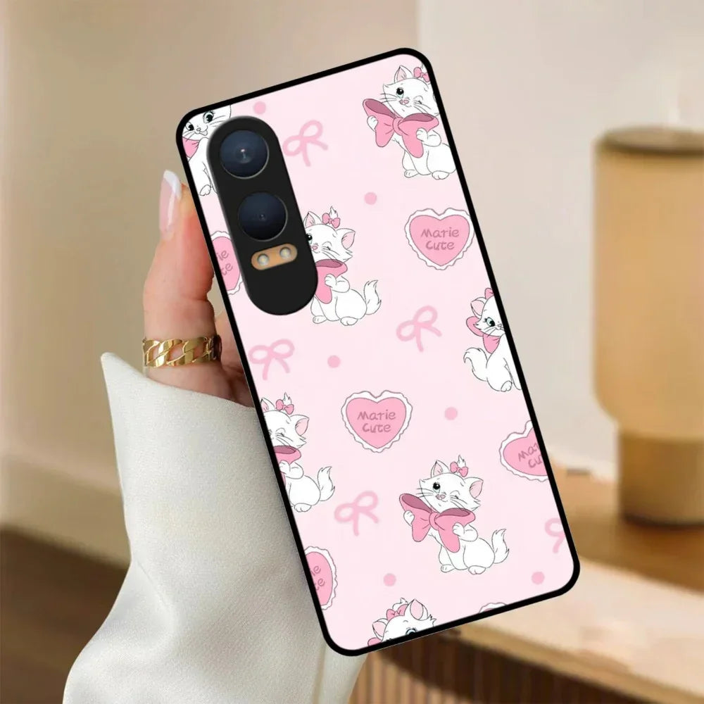 Cute Kitty Bliss Glossy Metal Case Cover For OnePlus - ShopOnCliQ